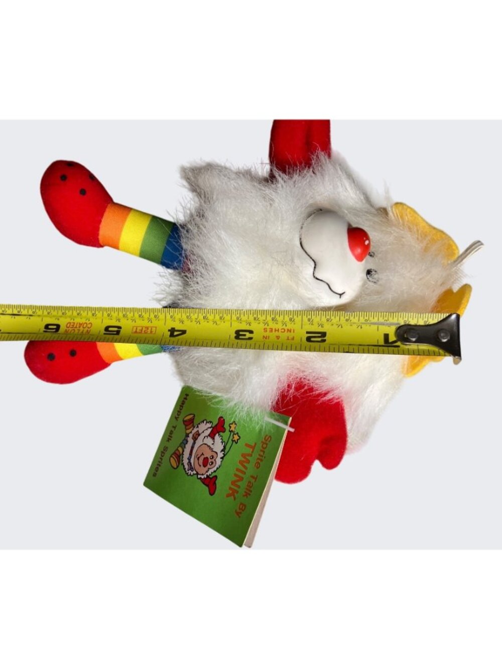 Hallmark Happy Talk Sprite By Twink Rainbow Legs  Vintage Collectible Plush 1993 - Picture 12 of 12